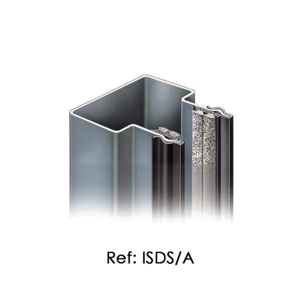 Clip on side guide seal for Insulated roller shutters ISD-A (sold in pairs)